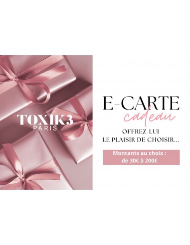 E-Carte-Geschenke toxik3 Paris de technologie