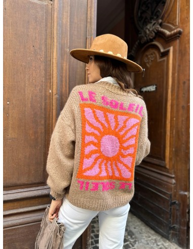 Pull SACHA camel ou a consommer sur place