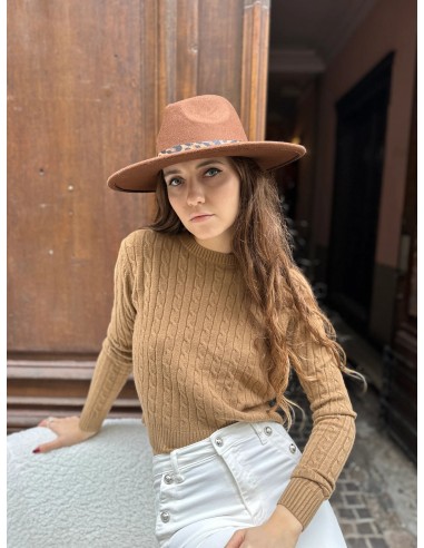 Pull SEELA marron ou a consommer sur place