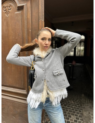 Gilet LORIS gris en stock