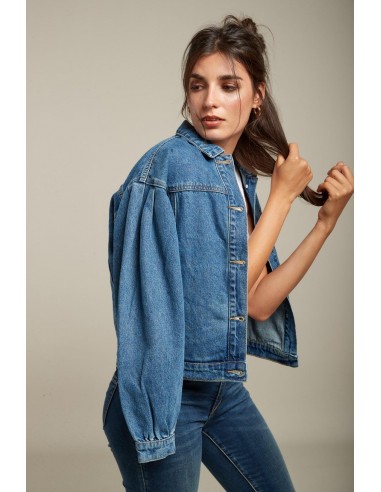 Blouson en jean épaules bouffantes - Sania Vous souhaitez 