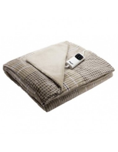 Plaid chauffant électrique Beige 180 x 140 cm store