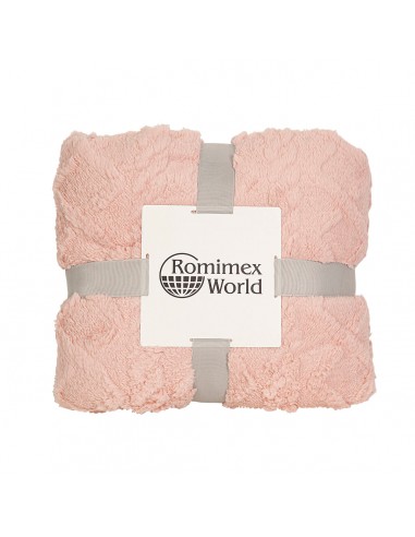 Plaid sherpa rose velours 50% de réduction en Octobre 2024