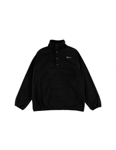 GRAND COLLECTION MICRO FLEECE PULLOVER BLACK outlet