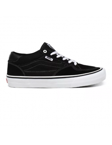 VANS ROWAN PRO BLACK/WHITE brillant des détails fins