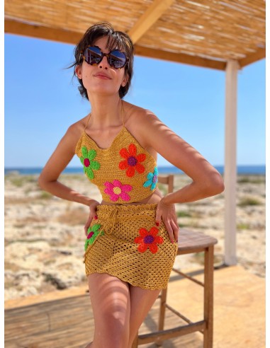 CURRY FREE FLOWERS MINI SKIRT de votre