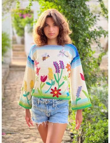 SWEATER GARDEN PARTY de pas cher