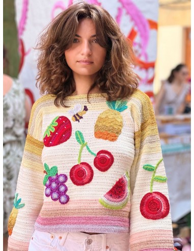 SWEATER TUTTI FRUTTI rembourrage situé sous