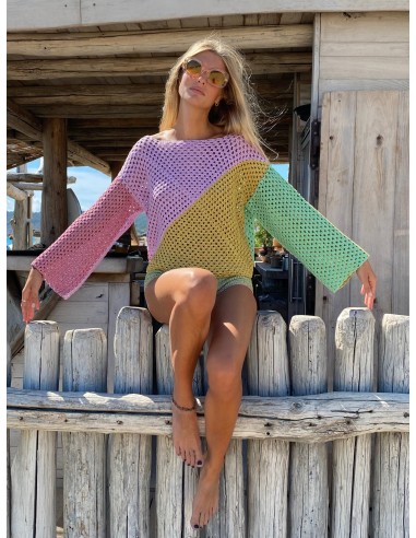 SWEATER DIAGONALES PASTELS 50% de réduction en Octobre 2024