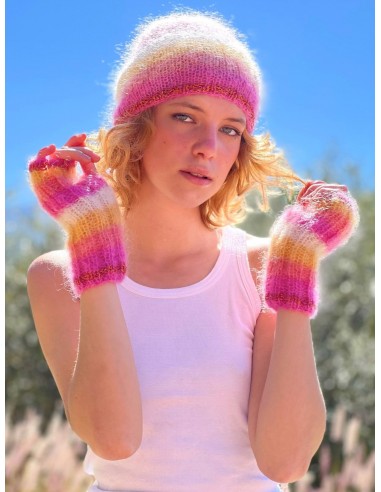 HAT & MITTENS STRIPES SUNSHINE 50% de réduction en Octobre 2024