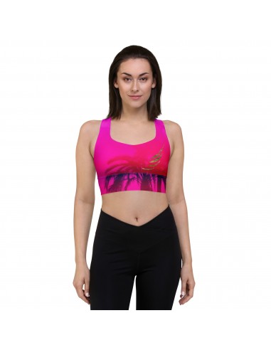 "Longing" Longline sports bra les muscles