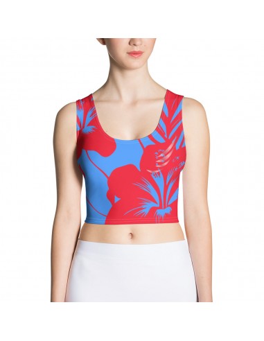 "Intense Blue R" Crop Top acheter en ligne