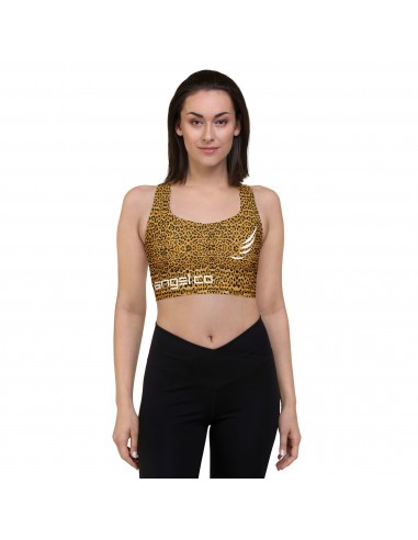 "Leopard" Longline sports bra prix pour 