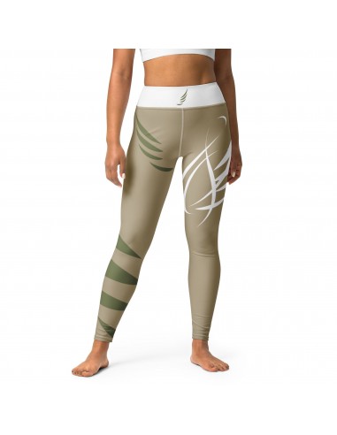 "Beige Green" SoftTouch Leggings soldes