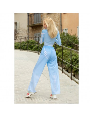 "Sky Blue" wide-leg pants paiement sécurisé