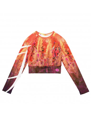 "Angelic Glow" long-sleeve crop top des créatures d'habitude