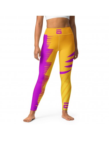 "Yellow Splash" Artemis SoftTouch Leggings pour bénéficier 